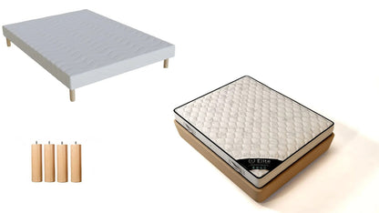 Ensemble Matelas + Sommier Tapissier