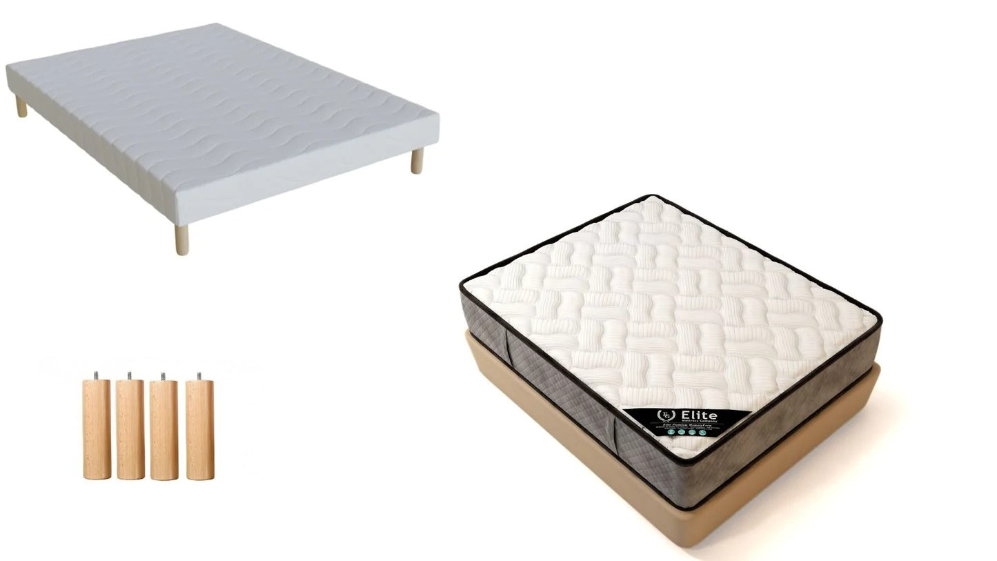 Ensemble Matelas + Sommier Tapissier