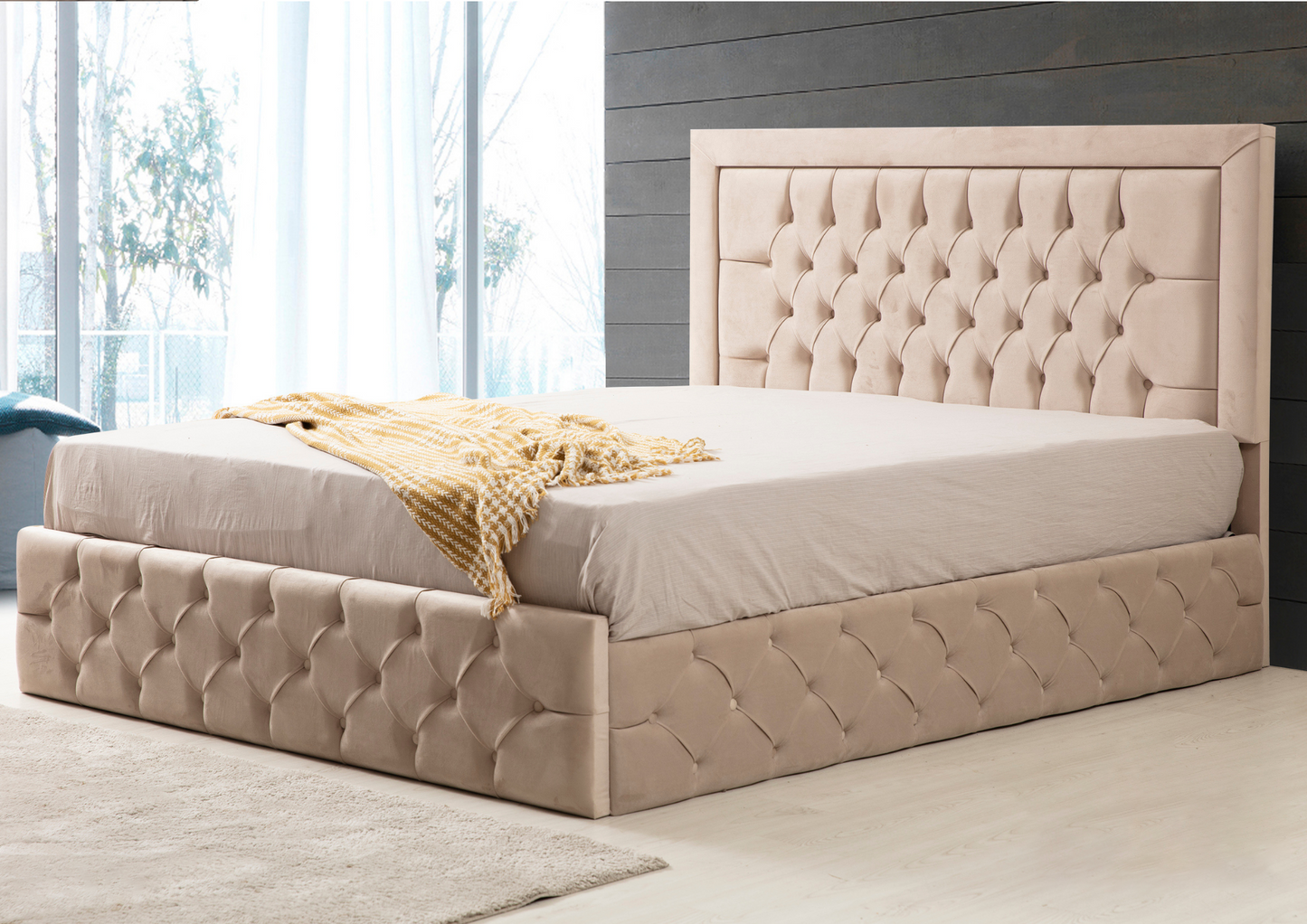 ROMA BEIGE - Cadre de Lit Roma Beige